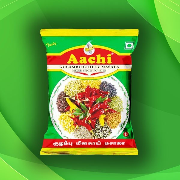 Aachi kulambu chilly masala - 5rs